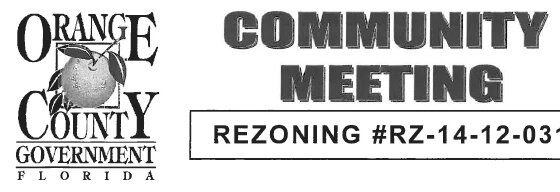 Orange County Community Meeting