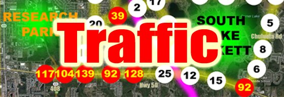 Traffic in East Orange County